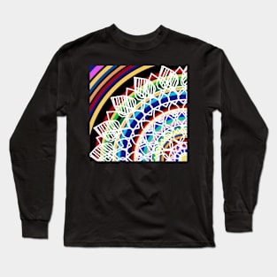 Quarter #mandala Long Sleeve T-Shirt